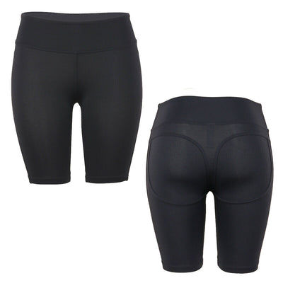 1/2-Packs Women's Quick-DRY High Waist Spandex Compression Exercise Shorts
