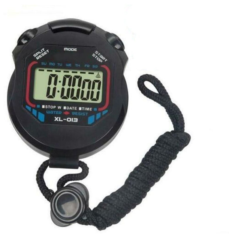 Digital Handheld Sports Adjustable Stopwatch Stop Watch Timer Alarm Counter CA