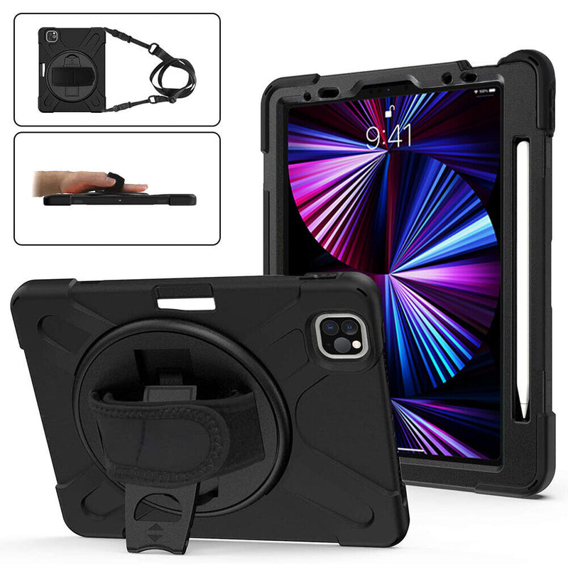 [Support Pencil Charging] Shockproof Rugged Case w/Kickstand for iPad Pro 11inch