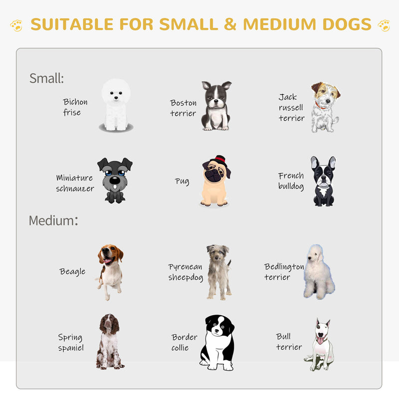 Natural Fir Wood Dog Cage Indoor Use Villa for Pet Secured and Solid, Grey 842525112499