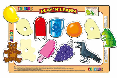Creative&apos;s Play &apos;N&apos; Learn shapes Jigsaw Puzzle For Kids Early Educational Toys