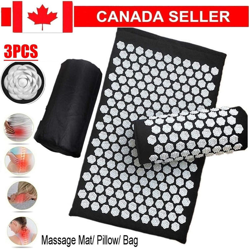 Acupressure Massage Lotus Mat With pillow for Pain Stress Soreness Pain Relief
