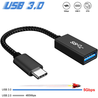 USB-C to USB 3.0 OTG Adapter (5Gbps) for MacBook Pro 13" 2020, 14"/16" 2021 CA