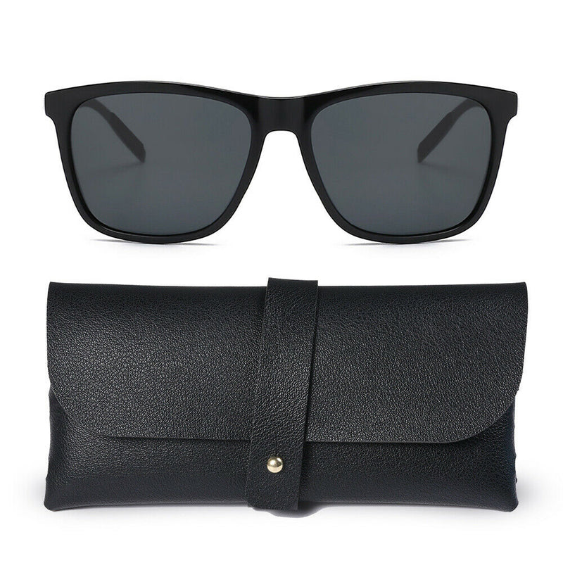 100% UV Blocking Lightweight HD Polarized Sunglasses with Classic Leather Case