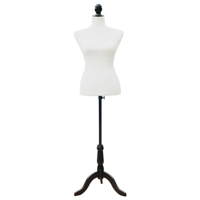 Dress Form Female Mannequin Torso Dressmaker Stand Display White