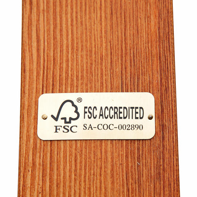 Outsunny Heavy-Duty 3 Seater Hardwood Swing Chair Hammock w/ Canopy Patio Garden