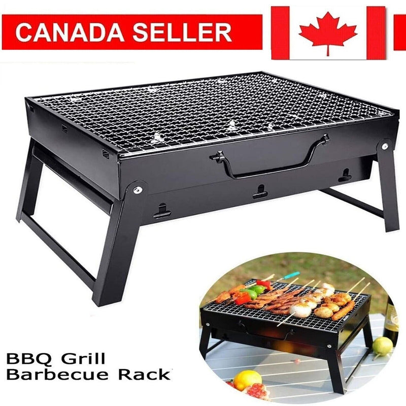 Portable Outdoor Barbeque Charcoal BBQ Grill Set Oven Foldable Carbon Grill CA