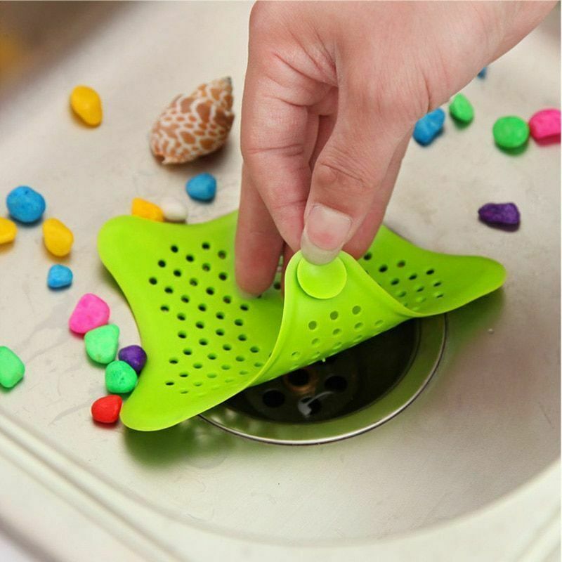 Strainer Creative Bathroom Shower Drain Cover Hair Filter Kitchen Sink Colander