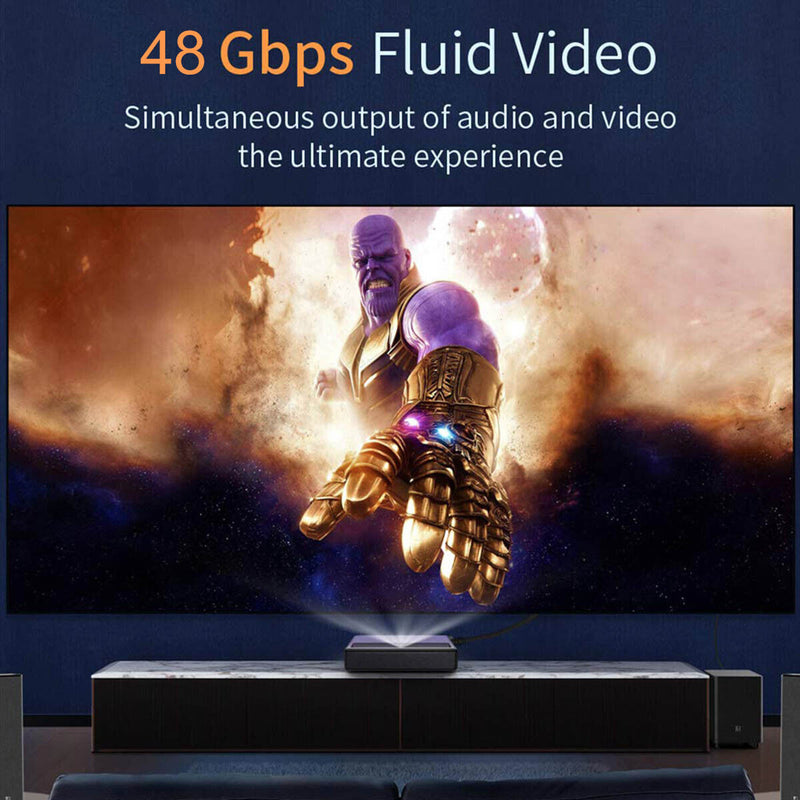 8K HDMI 2.1 Cable 120Hz/60Hz Compatible with All TVs, BluRay, Xbox Series X, PS5