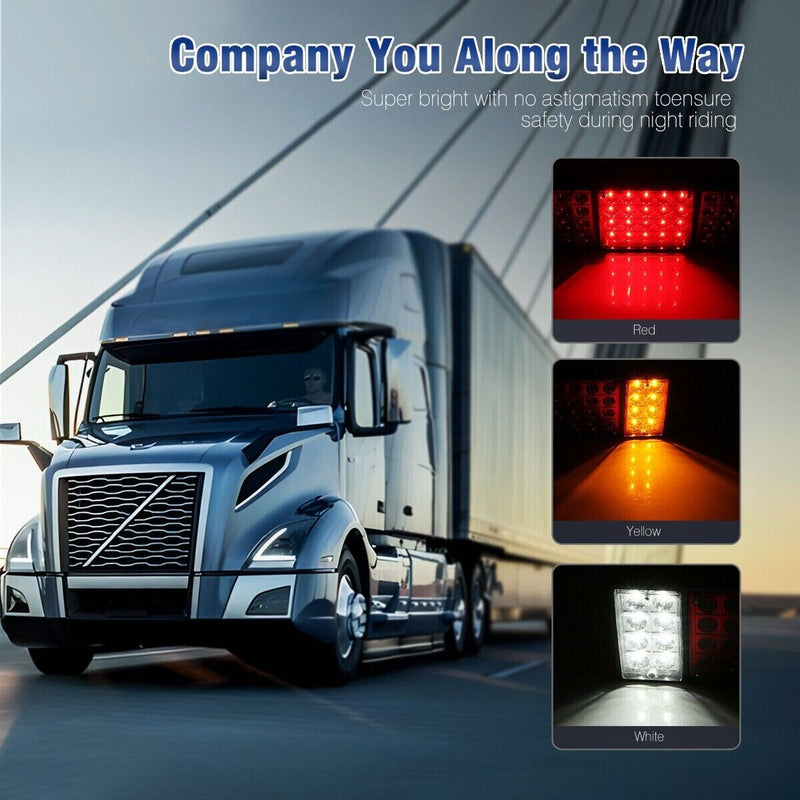 title" content="2pcs 12V LED Waterproof Tail Lights Kit RV Camper Trailer Truck Rear Turn Signal"