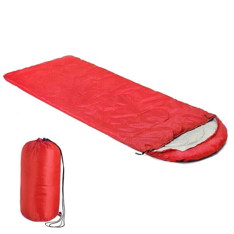 Outdoor Camping Sleeping Bag Single Envelope Hiking Tent Thermal Winter Travel