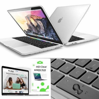 Hard Crystal Clear Case Shell 2016-2022 Cover for MacBook Pro 13 14 15 16 inch