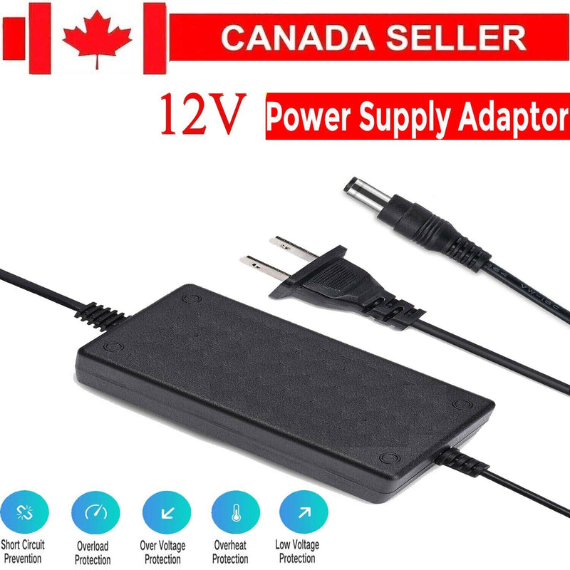 AC 100-240V 5A Power Supply Adapter Charger Transformer For LED Strip Light