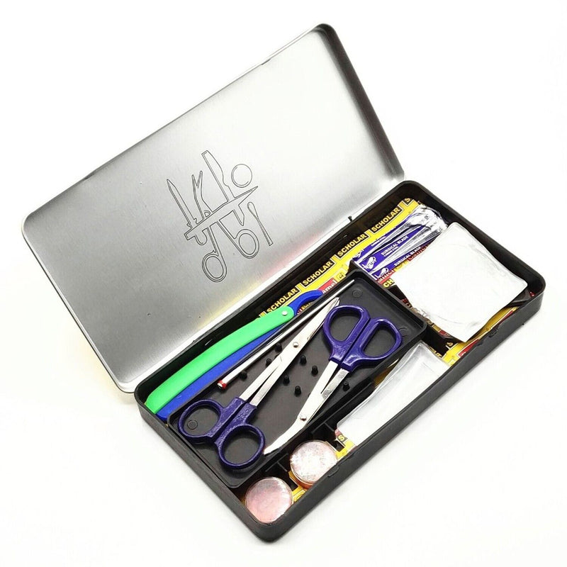 Camlin Scholar Box 19Pcs Instruments Geometry Made of Stainless Steel Multicolor