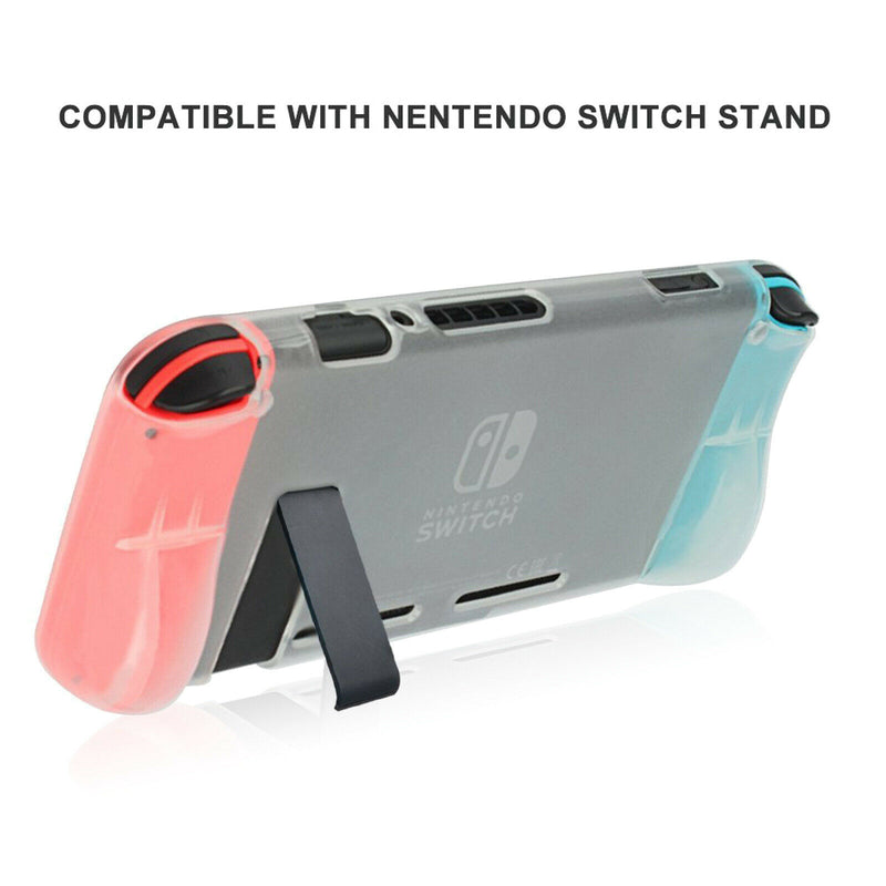 3 IN 1-[Soft TPU Case Cover+Tempered Glass+6Pcs Thumb Caps] for Nintendo Switch