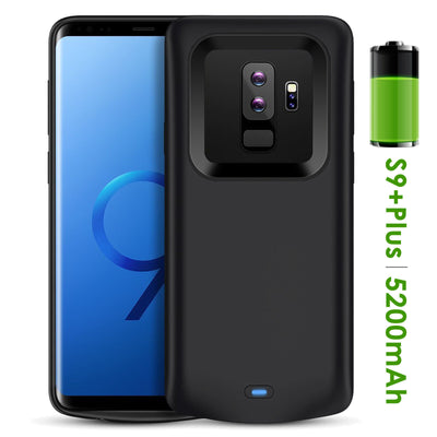 High Capacity & Slim Rechargeable Extended Charger Case for Galaxy S9 / S9 Plus