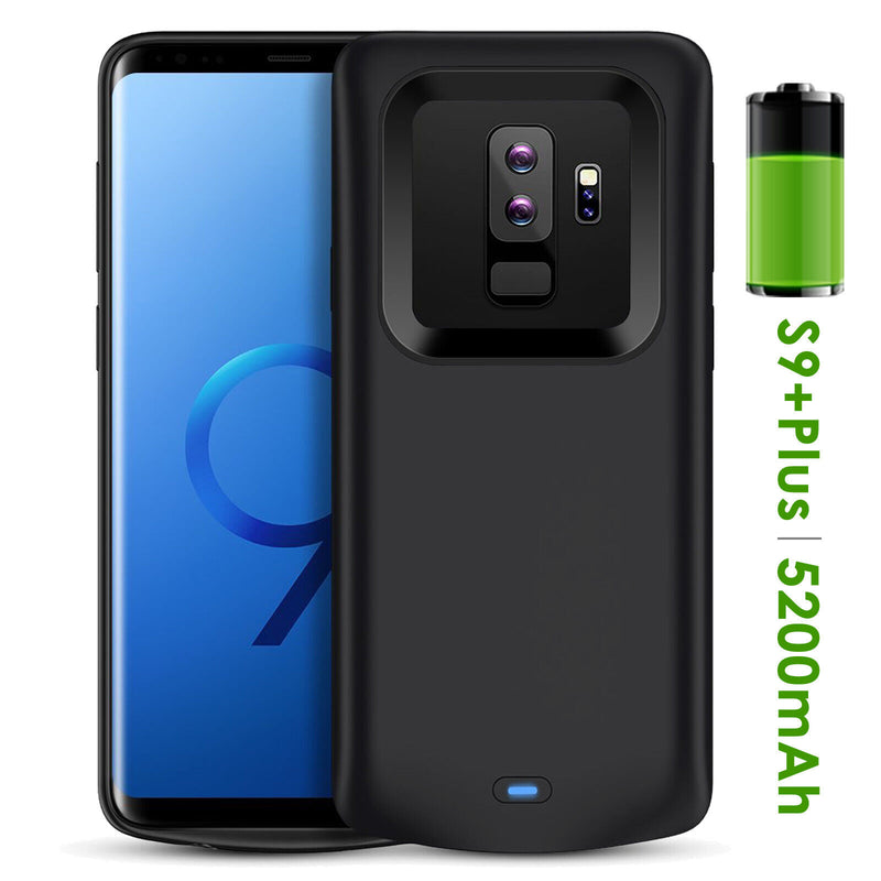High Capacity & Slim Rechargeable Extended Charger Case for Galaxy S9 / S9 Plus