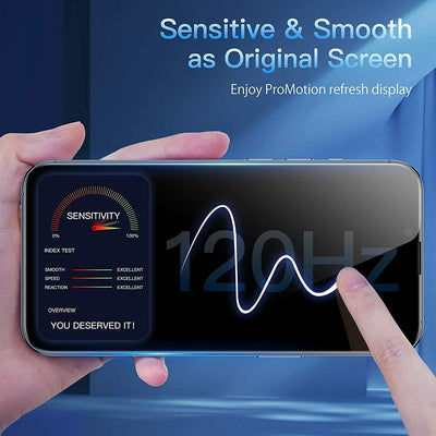 2PACK 3D HD Tempered Glass Film, No Bubbles at The Edges for iPhone 13 Pro 6.1"