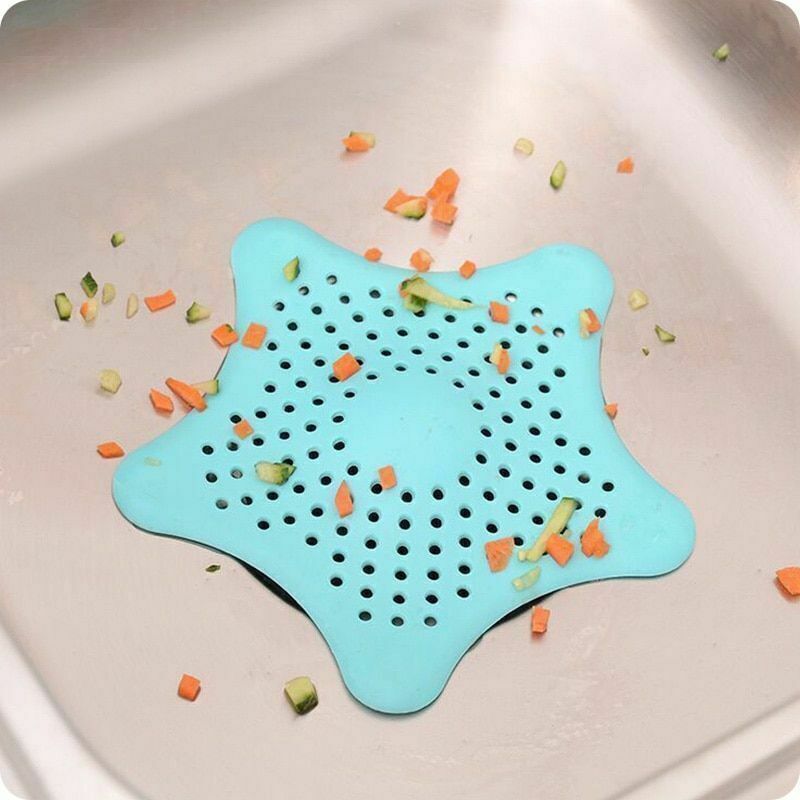 Strainer Creative Bathroom Shower Drain Cover Hair Filter Kitchen Sink Colander