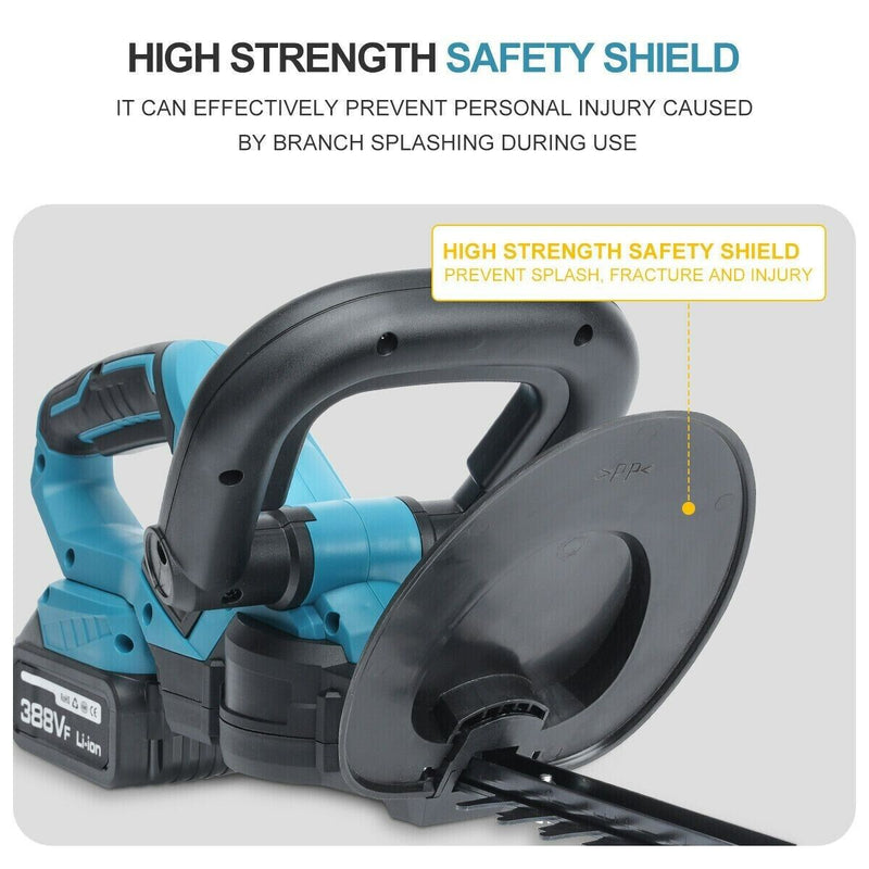 22inh New Handy Cordless Hedge Trimmer dual blade for twigs cutting trimming