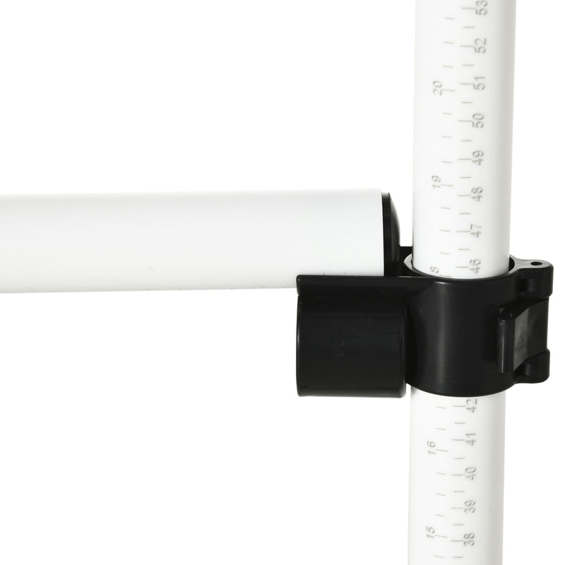 New Canine Agility Set Dog Jumping Training Obstacles Course Free Standing White 712190175450
