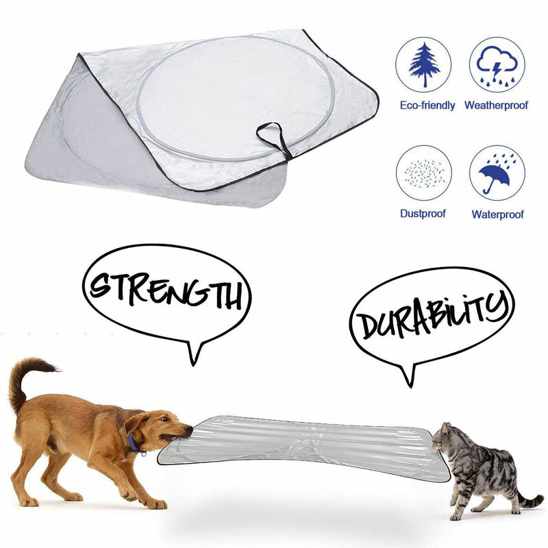 59” x 31” Car Windshield Sun Shade - Blocks UV Rays Sun Visor Protector [1-Pack]