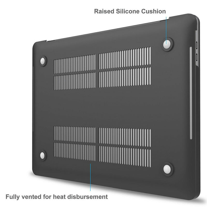 Smooth Matte Black Hard Case for Older Version MacBook Pro 15" A1398 with Retina