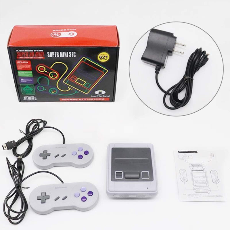 Retro Game Console Built-In 621 Games
