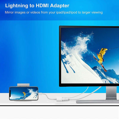 [Apple MFi Certified] Lightning to Digital AV Adapter for iPhone, iPad, iPod CA