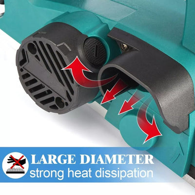 15000rpm Electric 82MM Planer Hand Woodworking Wood Cutting Tool Machine US