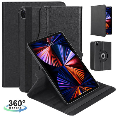 iPad Pro 12.9inch 5th M1 Chip 2021 Slim Folio Rotating Leather Smart Cover Case