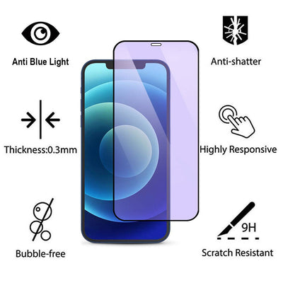 Clear TPU Case+ HD Eye Protection Tempered Glass+ Camera Lens Film for iPhone 12