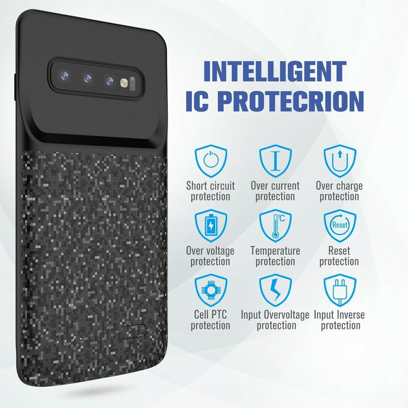 Portable Rechargeable Battery Case for Samsung Galaxy S20 10 9 8 7, Note10 9 8
