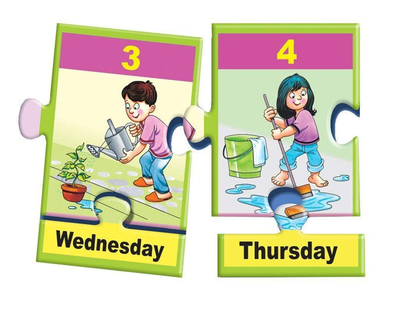 Creative Day Multicolor Educational Early learning game Puzzle For Kids