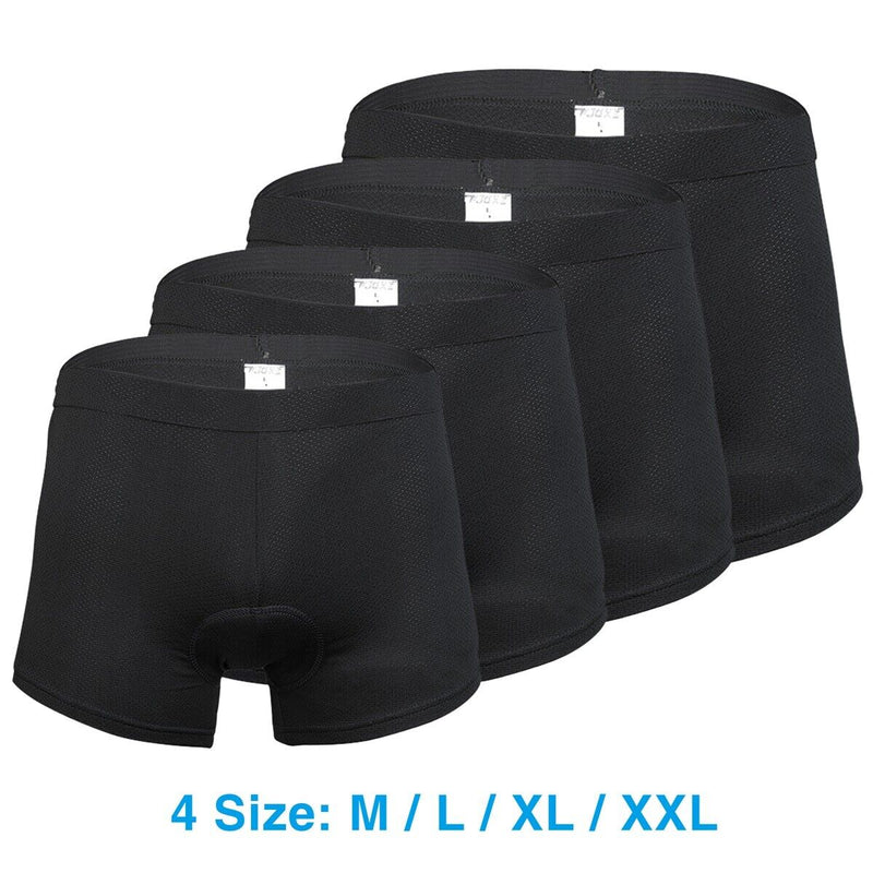 1/4-Pairs Cycling Shorts Pro 3D Gel Padded Men&