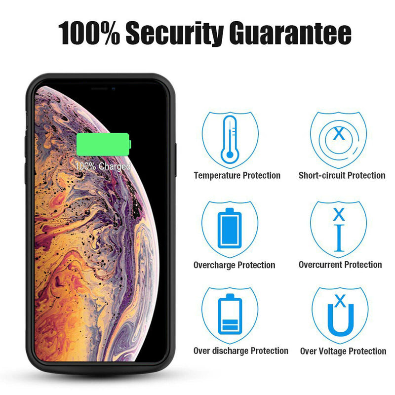 Protective Portable Charging Battery Case for Apple iPhone 5s 6 7 8 Xs 11 SE2020