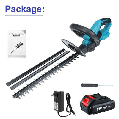 22inh New Handy Cordless Hedge Trimmer dual blade for twigs cutting trimming