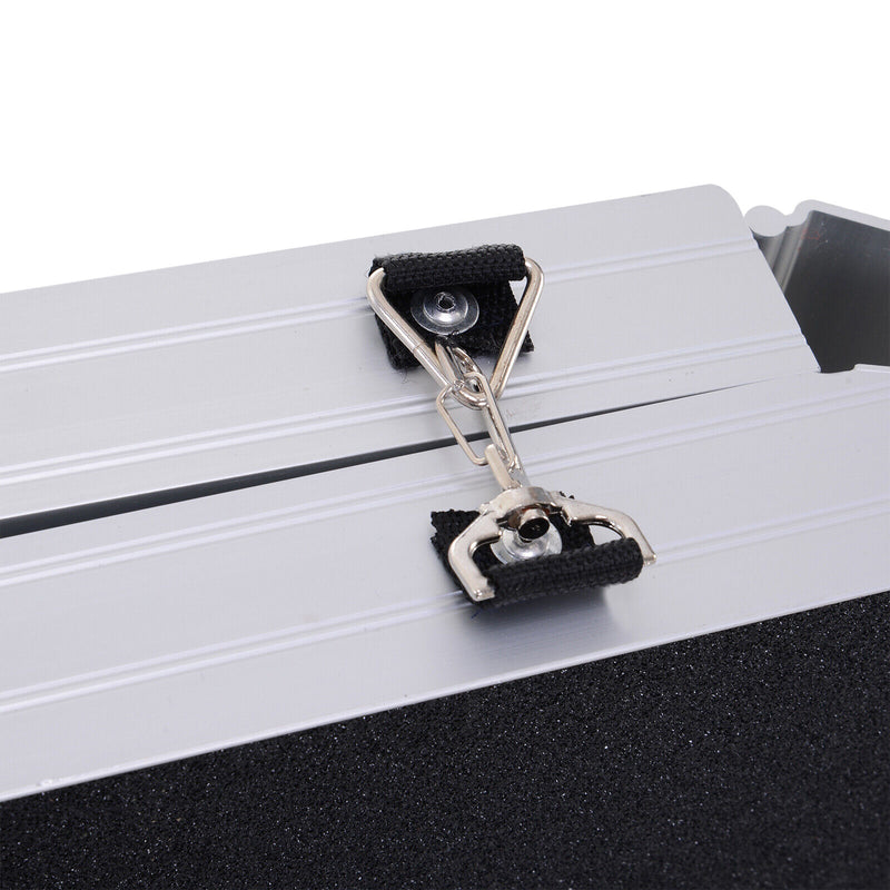 Folding Dog Ramp Lightweight Aluminium Alloy Frame Portable with Carry Handle 842525139489