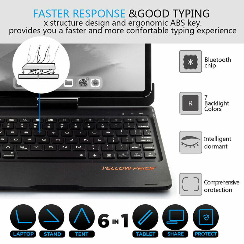 Wireless Keyboard Case For iPad Air 3rd Generation (A2152, A2123, A2153, A2154)