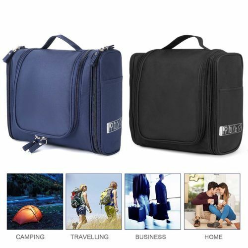 Travel Toiletry Bag Waterproof Bathroom Shower Bags with Hanging Hook Men Women