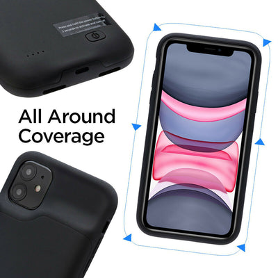 Apple iPhone 6/6s/7/8 (4.7") Rechargeable Extended Battery Case - High Capacity