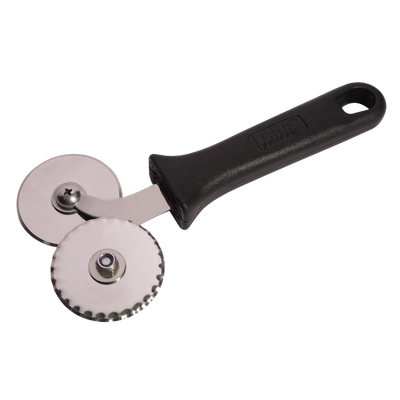 Kitchen double sided cutter Stainless Steel for dough pasta pizza pastry cake CA