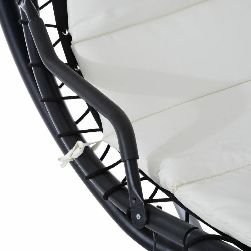Clearance Sale Outdoor Hanging Chaise Lounge Chair w/ Canopy Air Porch Swing