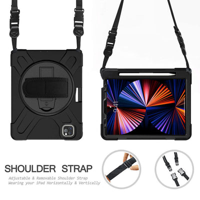 [Support Pencil Charging] Shockproof Rugged Case w/Kickstand for iPad Pro 11inch