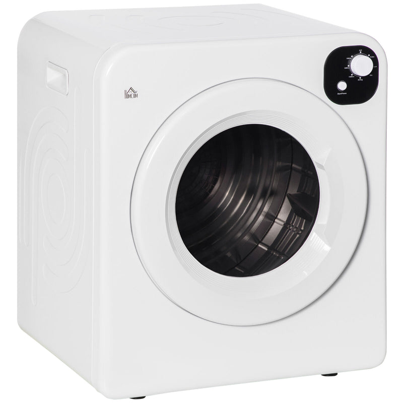 HOMCOM Compact Laundry Dryer Machine w/ 7 Drying Modes 1300 W for Dorm