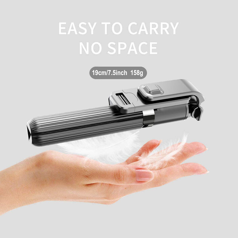 3 in 1 Mini Extendable Bluetooth Selfie Stick Tripod for iPhone 12/11/Xs/XR/8/7