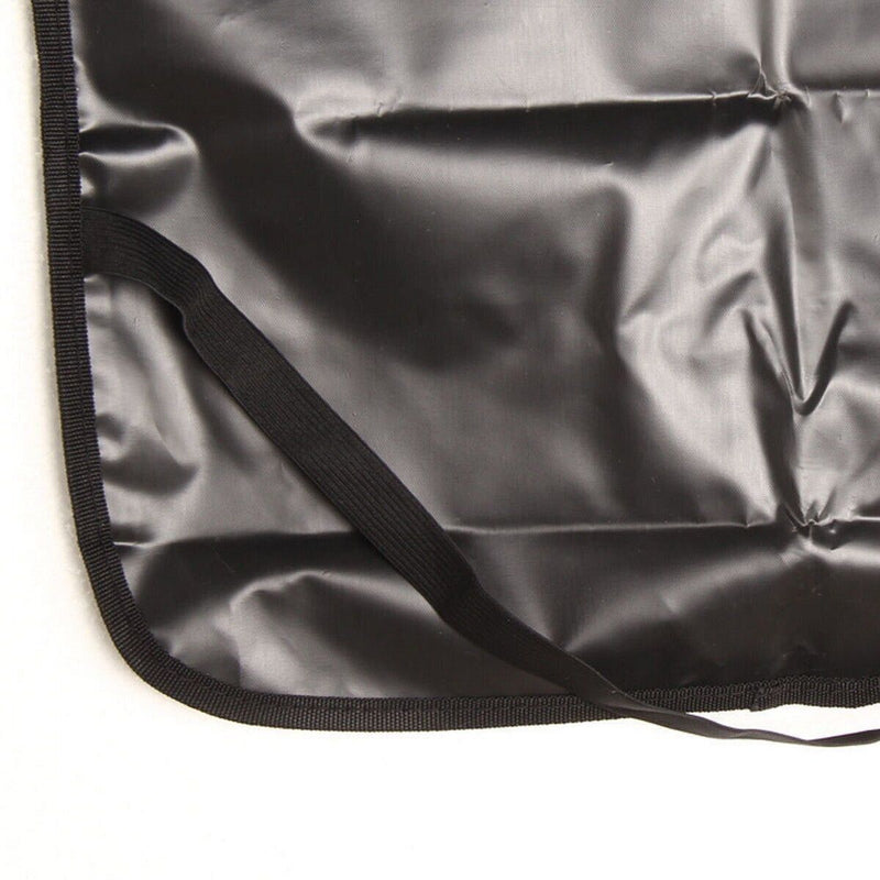 2PCS Car Back Seat Protectors Covers Two Storages Pockets Kids Kick Mat Care