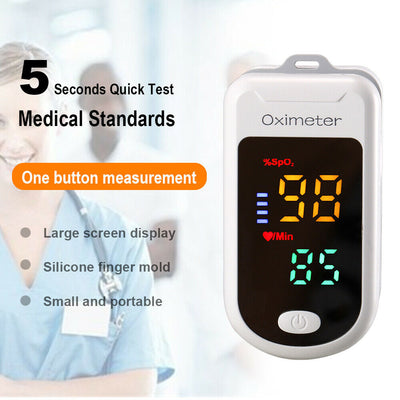 Blood Oxygen Saturation Monitor with Pulse Rate and Accurate Fast Spo2 Reading