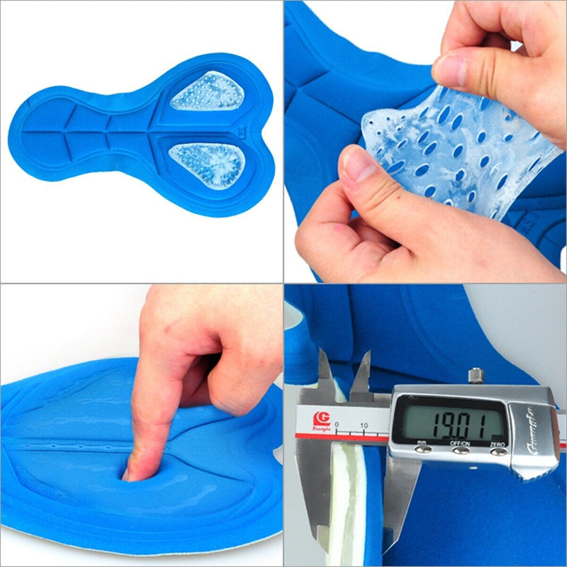 1/4-Pairs Cycling Shorts Pro 3D Gel Padded Men&