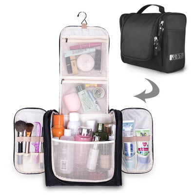 Travel Toiletry Bag Waterproof Bathroom Shower Bags with Hanging Hook Men Women